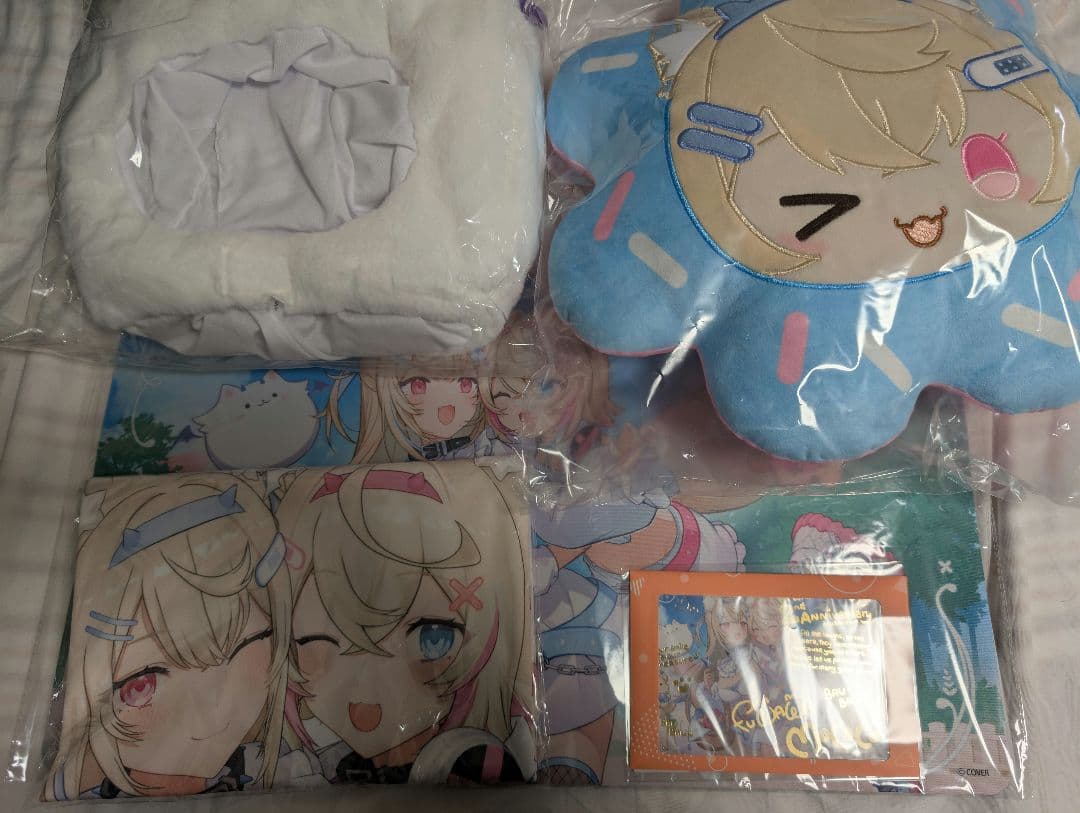 フワモコ　2周年記念　フルセット　直筆サイン入りポストカード付き サイン ポストカード FUWAMOCO フワモコ 1周年 記念 特典 ホロライブ