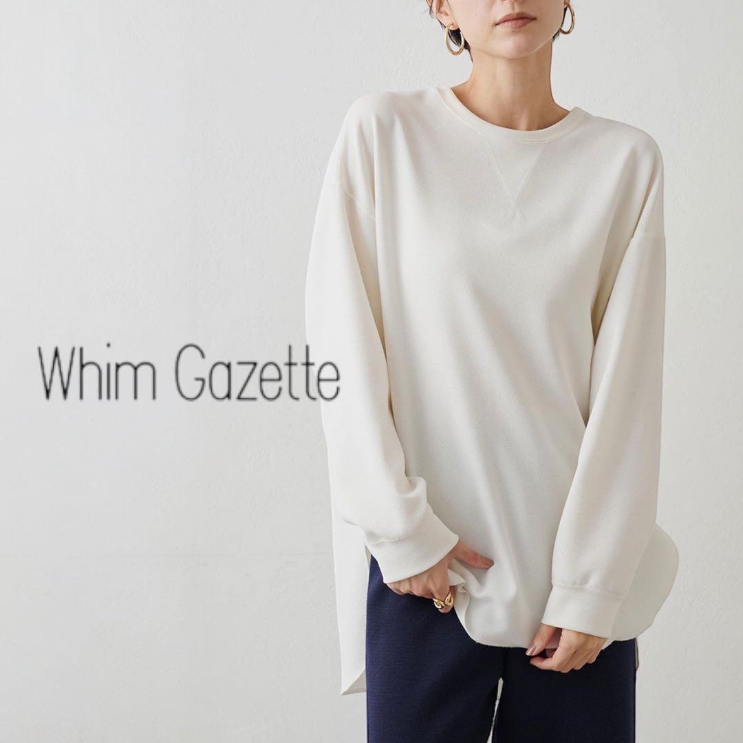 WhimGazetteVガゼットプルオーバーきれいめ素材で大人トレンドライクF Whim Gazette｜Vガゼットプルオーバー | Rakuten Fashion(楽天