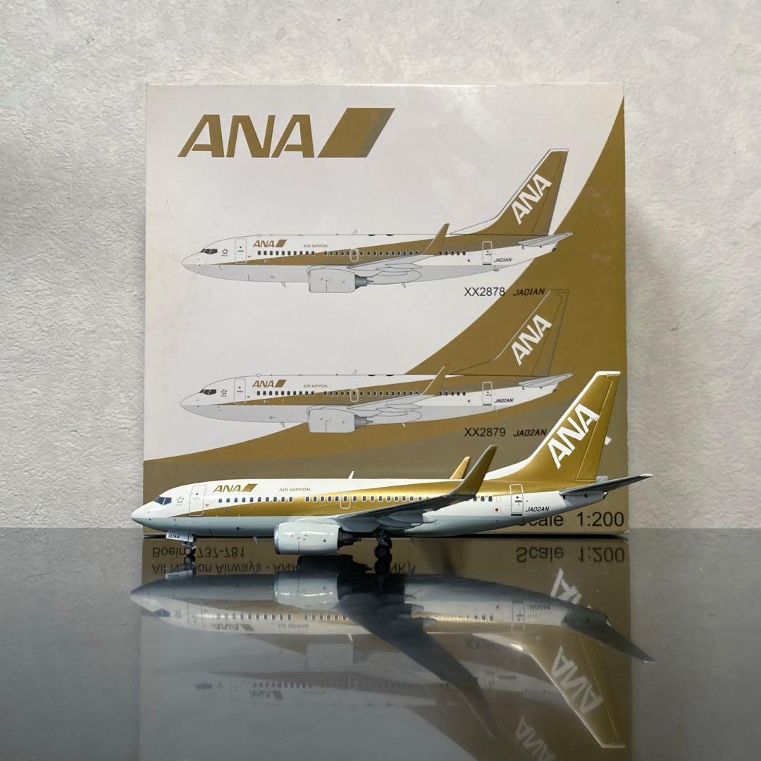 JC Wings] 1/200 ANA B737-700 (ゴールドジェット) - メルカリ