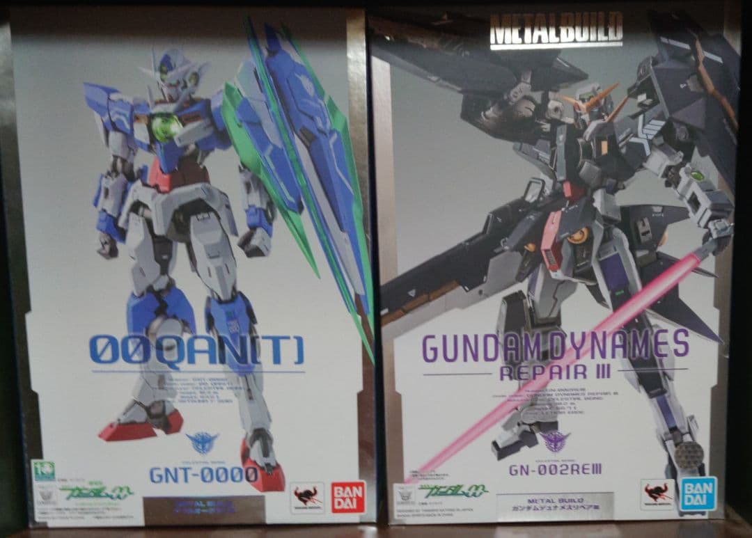 メタルビルド　ダブルオークアンタ＆ガンダムデュナメスリペアⅢ