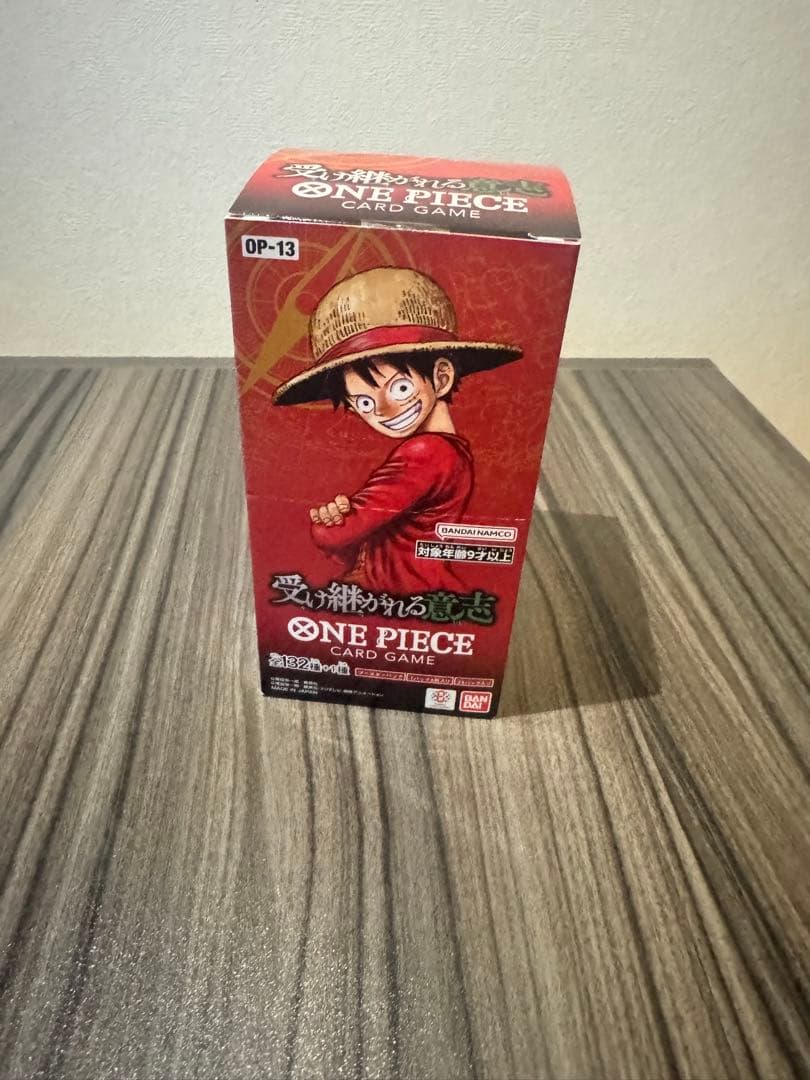 新品未開封テープ付】ワンピースカード　受け継がれる意志 1BOX 新品未開封テープ付】ワンピースカード 受け継がれる意志 1BOX - メルカリ