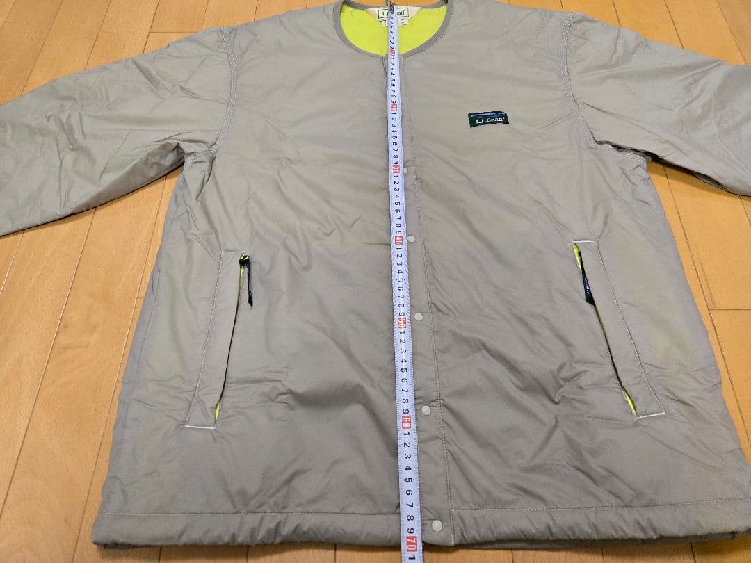 【tak❗】L.L.Bean ハリントンクルーネック中綿ジャケット （L）