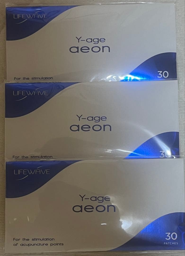 【新品】LIFE WAVE パッチ イオン 3個 まとめ売り 正規品 説明書付き