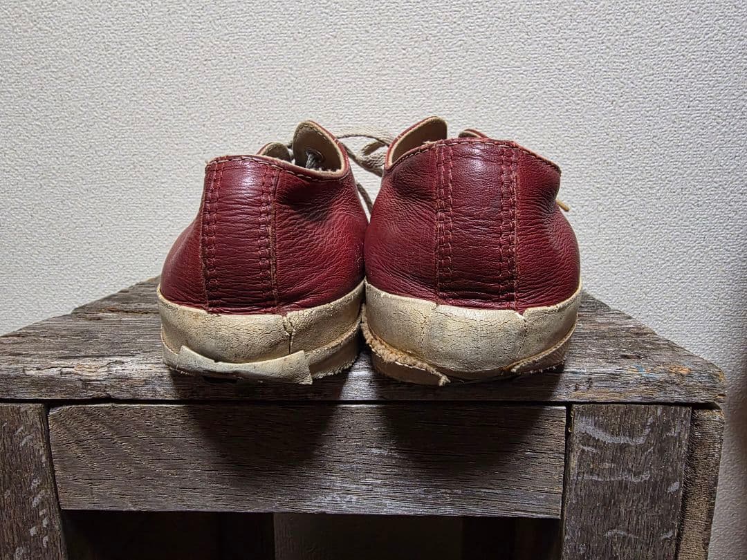 90S コンバースジャックパーセル レッド 26.5cm USA製　ヴィンテージ