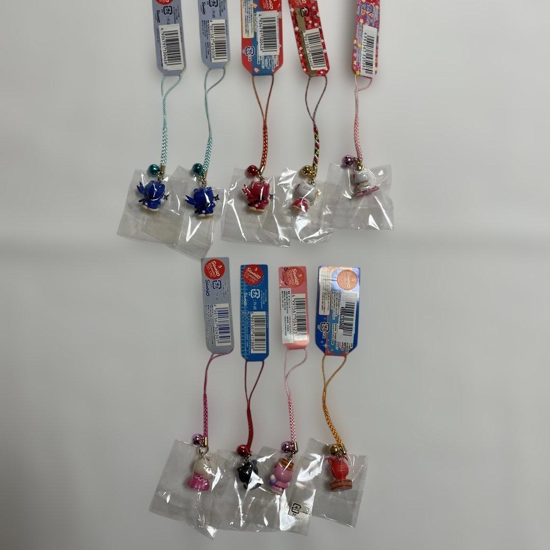 新品◇ハローキティ ご当地キティ 根付けストラップ 三重県 9個セット