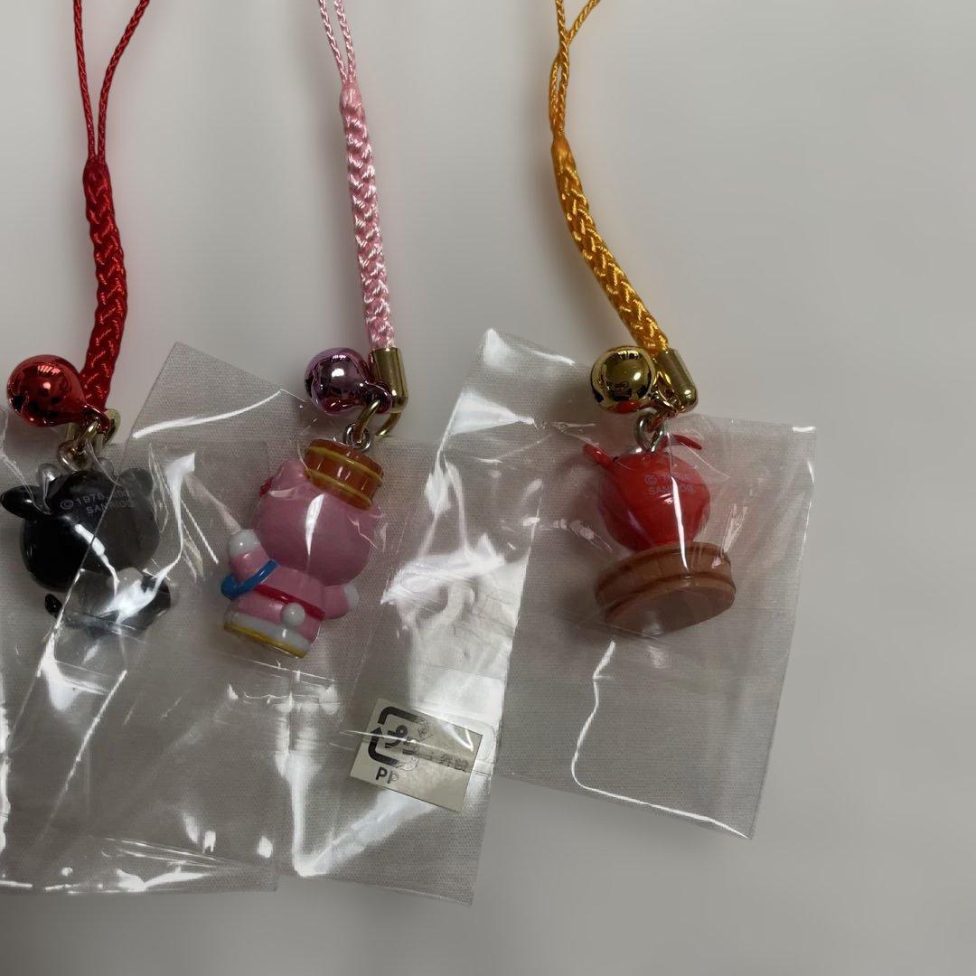 新品◇ハローキティ ご当地キティ 根付けストラップ 三重県 9個セット