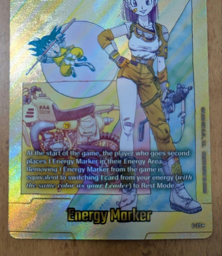 ドラゴンボールエナジーマーカー金(10巻） E-73 ブルマ【英語版