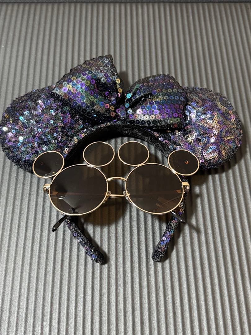 ディズニー カチューシャ サングラス セット ミッキー ミニー - メルカリ