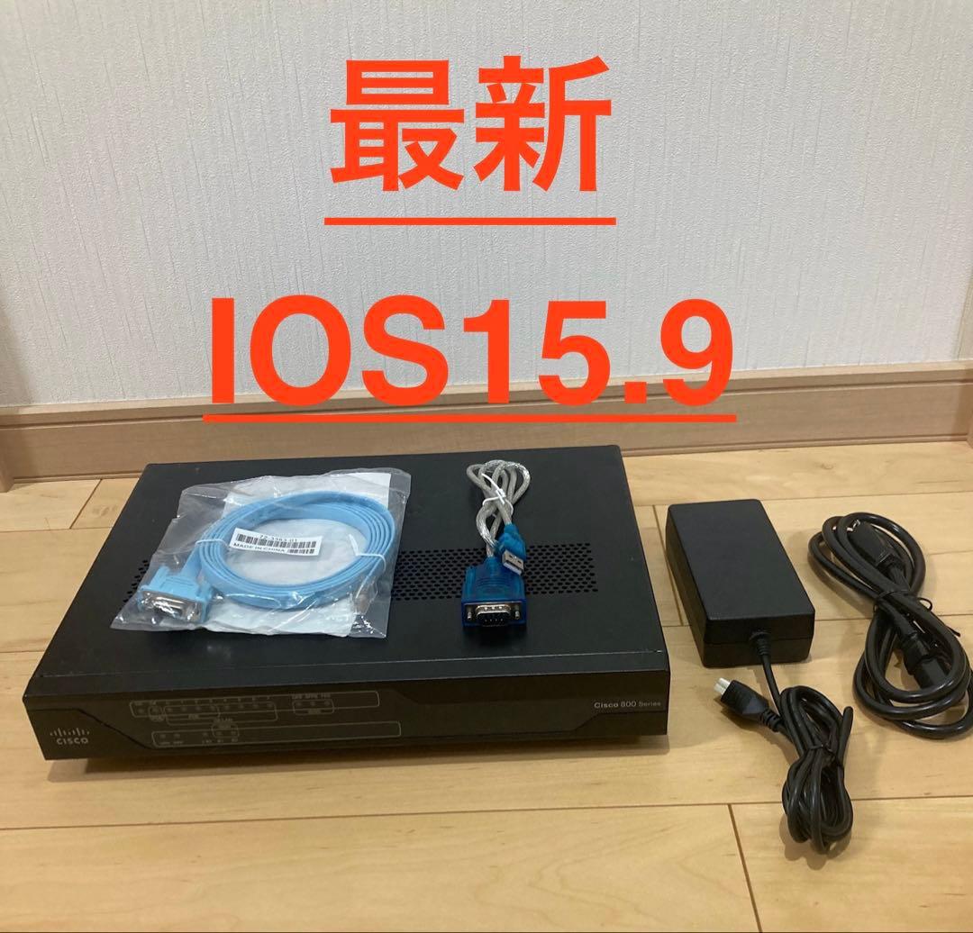 CCNA、CCNP】1台Cisco891FJ 最新 IOS15.9 - メルカリ