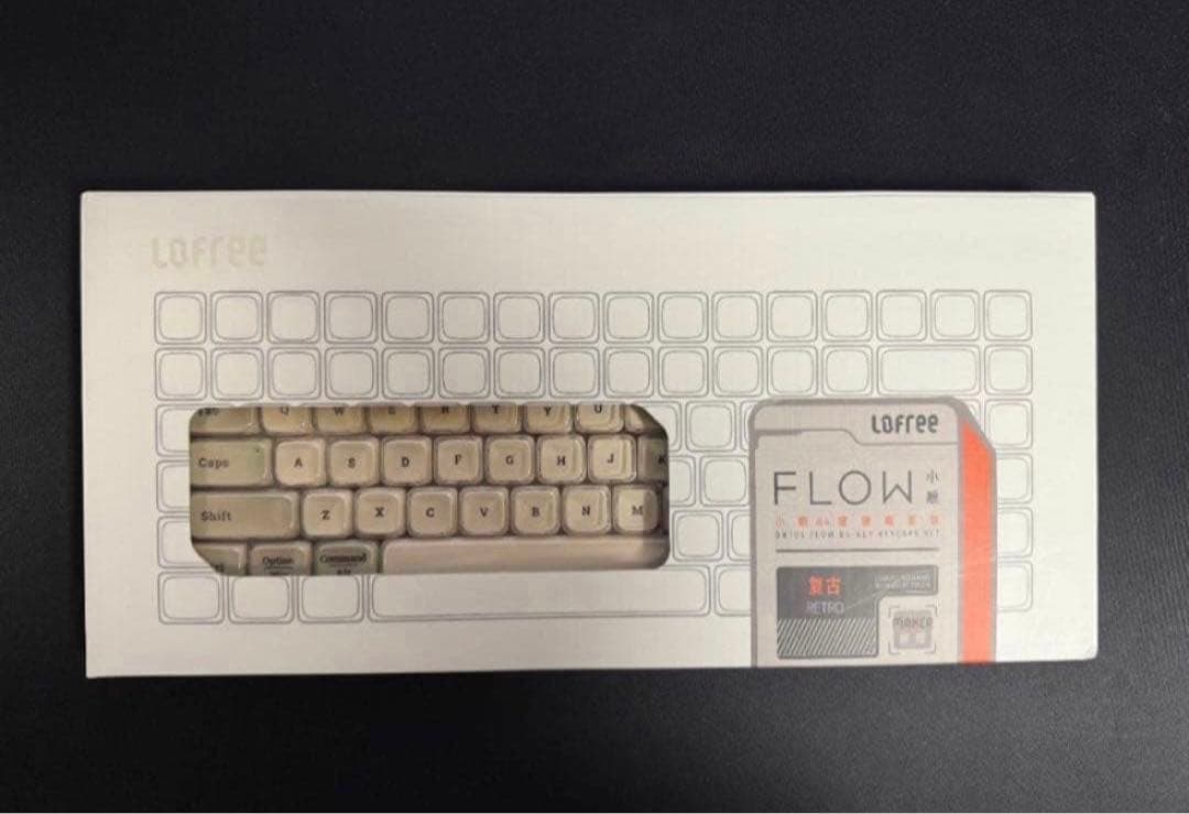 ★新品未使用★LofreeFlow(Lite)用レトロキーキャップ 84キー