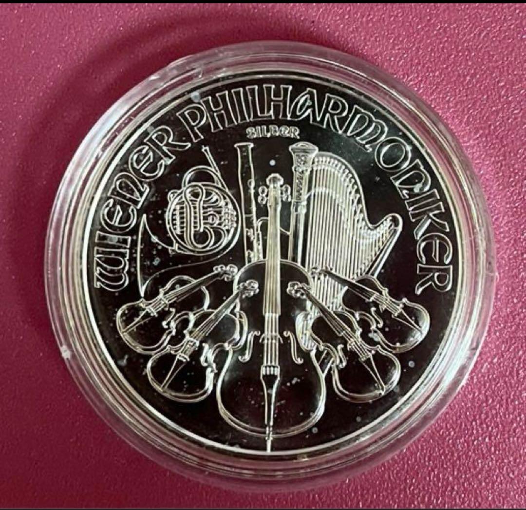 オーストリアウイーン銀貨1オンス2021【クリアケース付き】1枚【新品未使用】 楽天市場】即納・追跡可 2021 1オンス オーストリア ウィーン銀貨 37mm