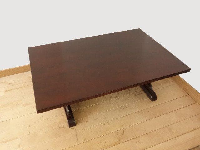 北海道民芸家具　ＨＭ410　座卓　折りたたみ式　ローテーブル　再塗装済　ＵＳＥＤ
