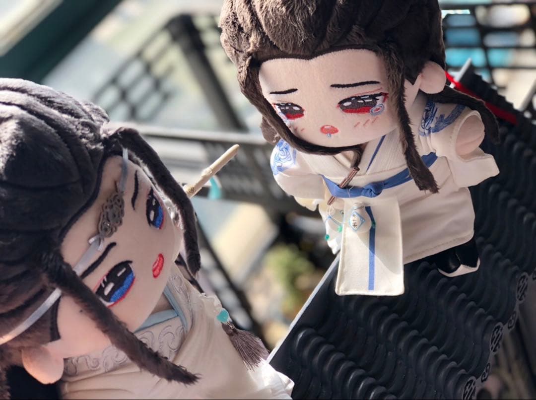 激レア　20cmぬいぐるみ　スケルトン　藍忘機　魏無羨　　陳情令