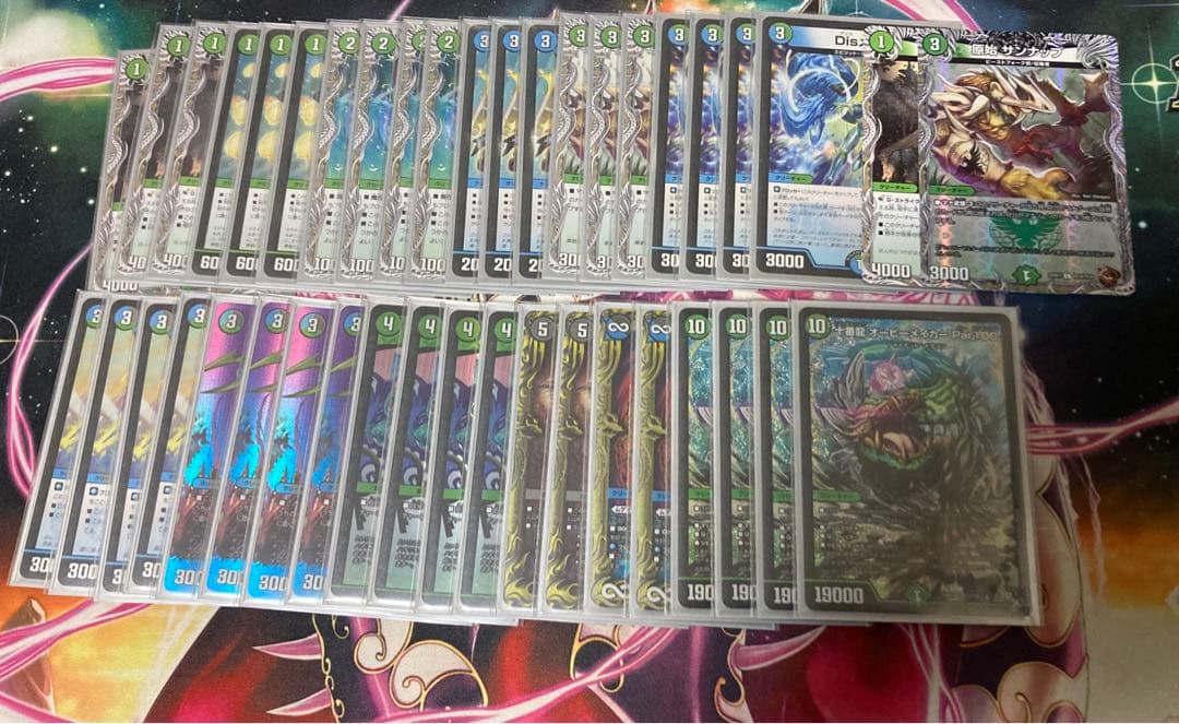 デュエマ デッキ アナカラーオービーメイカー 微レート高 二重スリーブ