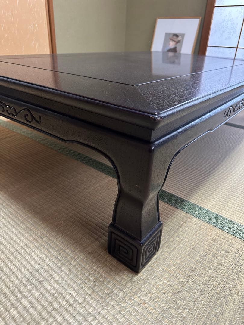 黒檀 御座敷机 高級座卓 - メルカリ