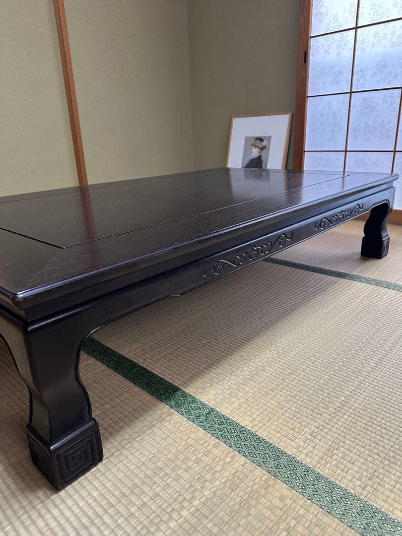 黒檀 御座敷机 高級座卓 - メルカリ