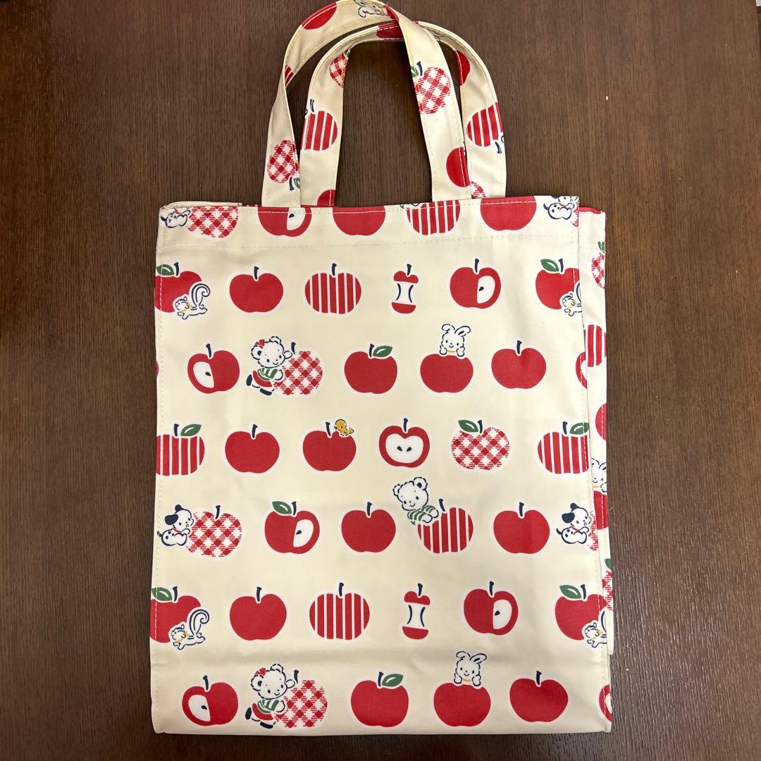 ファミリア りんご バッグ トートバッグ レッスンバッグ - メルカリ