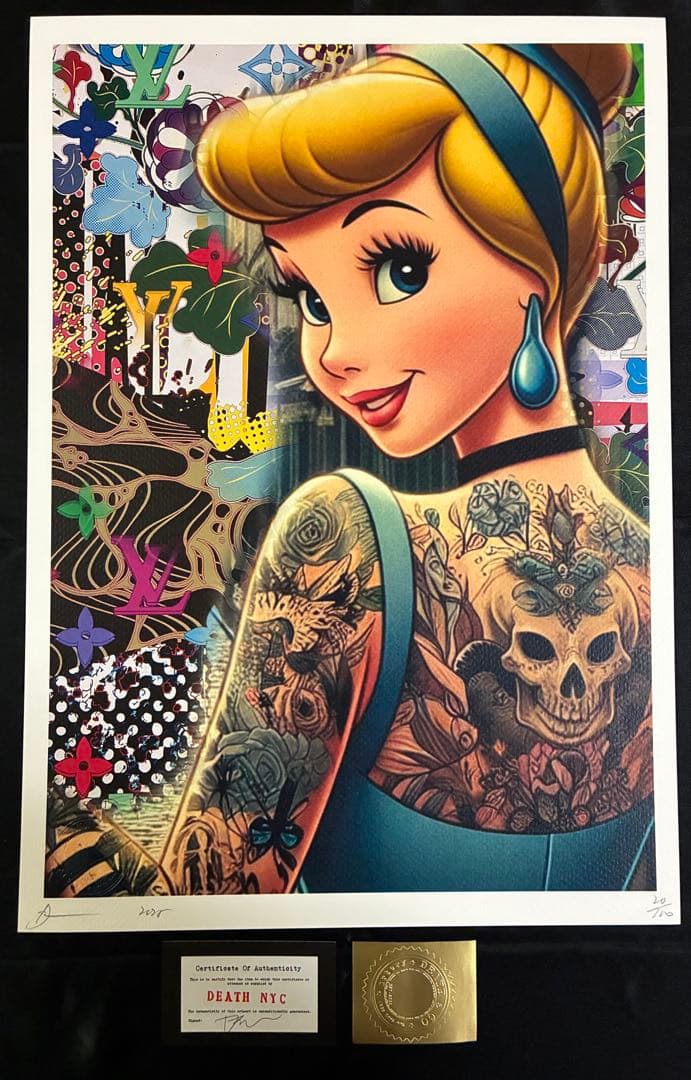 ✴︎世界限定100枚✴︎ DEATH NYC 現代アート ポスター GIR06