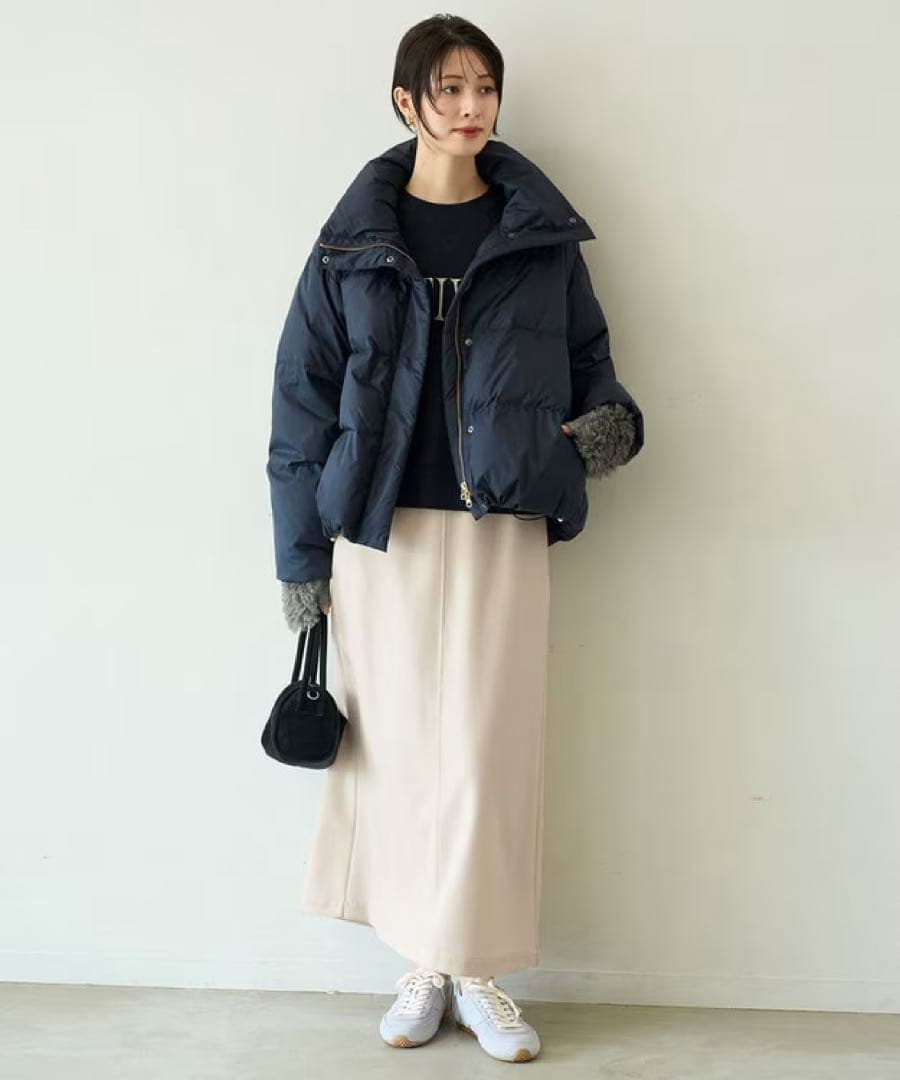 TAION 今季新品VERY掲載自宅で洗濯OK軽量で暖かいコラボ ショート