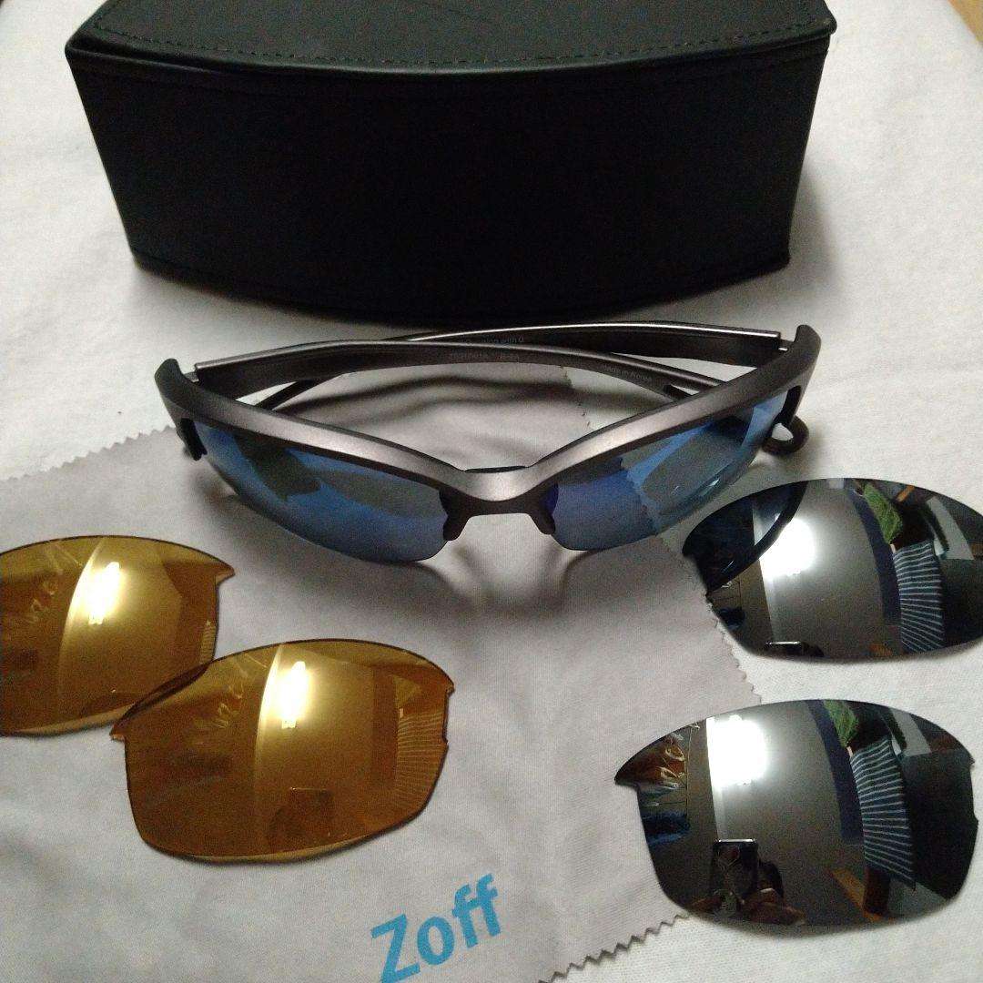 Zoff スポーツ用サングラス 3色レンズ付き - メルカリ