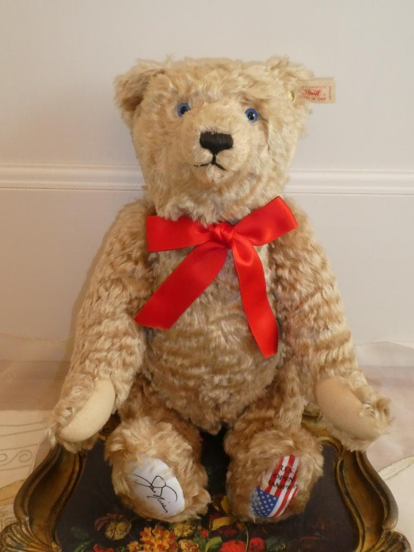 メルカリ便☆シュタイフ☆Steiff☆限定品　ゴールデンベア ブリティッシュ・コレクターズベア 2025 | ドイツ最高級テディベアの