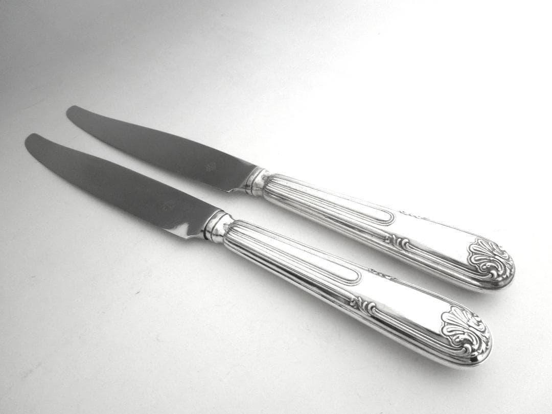 Christofle シルバーナイフ 2本 クリストフル 純銀
