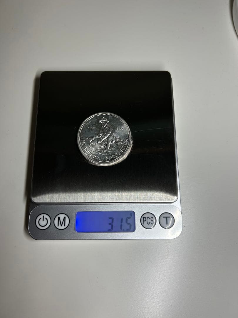 1985エンゲルハルト1オンスシルバーアメリカン探鉱者ラウンド - メルカリ