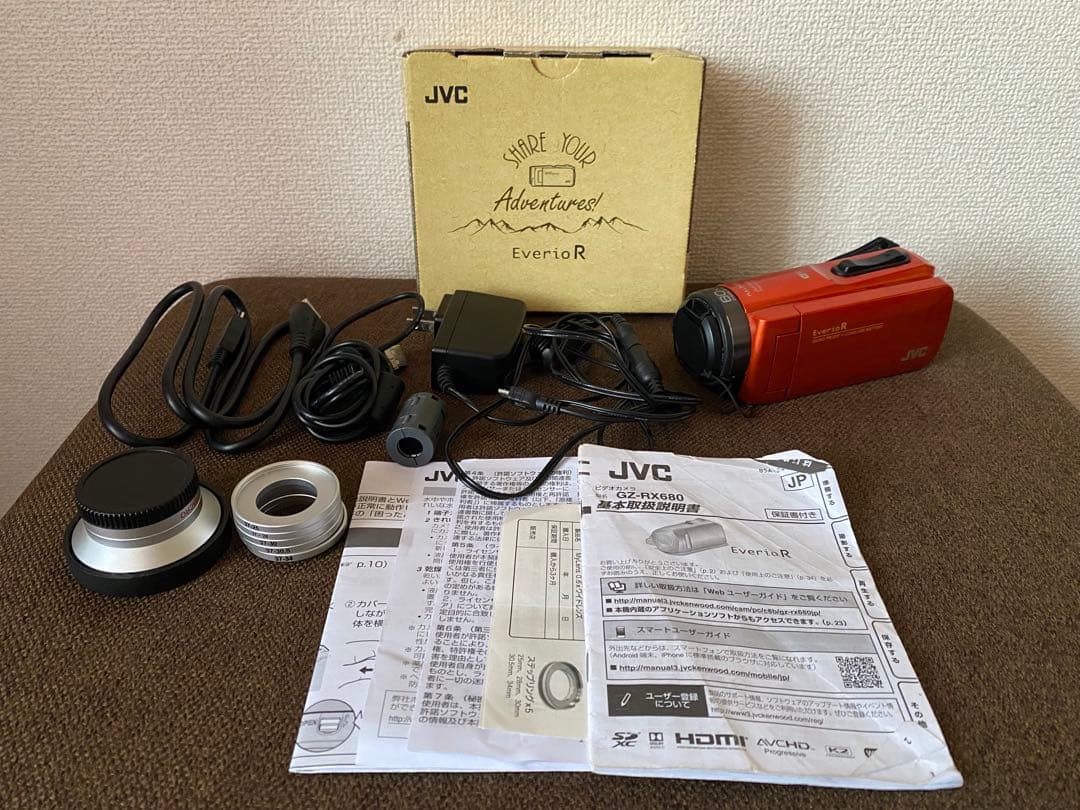 JVC Everio R ビデオカメラ 本体とレンズセット - メルカリ