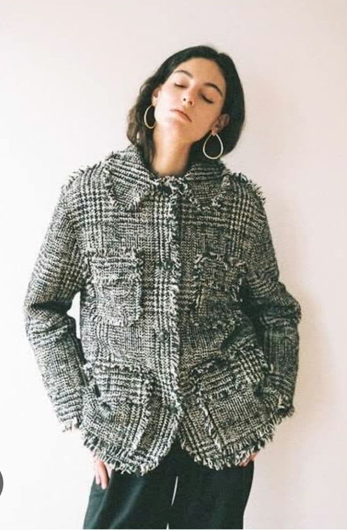 【CLANE】MIX TWEED BLOUSON サイズ1