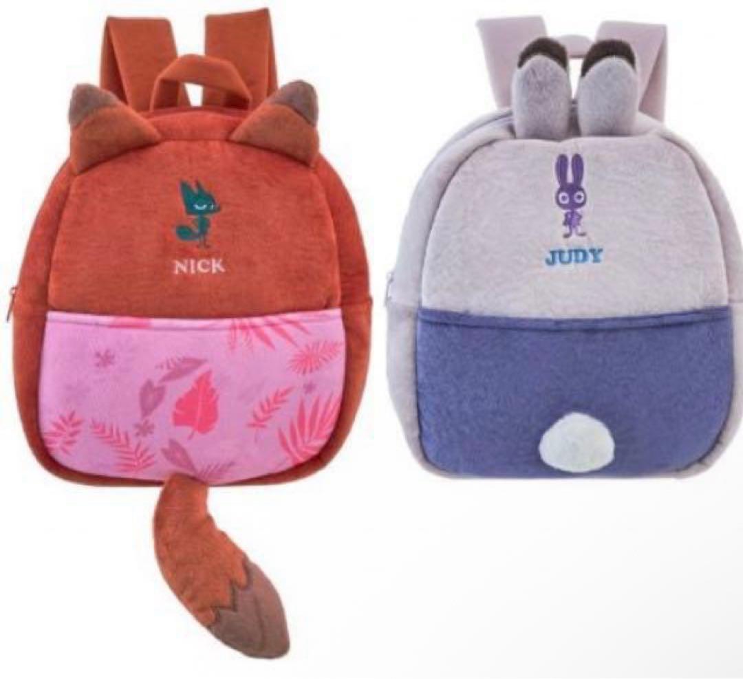 な*つ様 ズートピア2 しっぽリュック ニック ジュディ - メルカリ