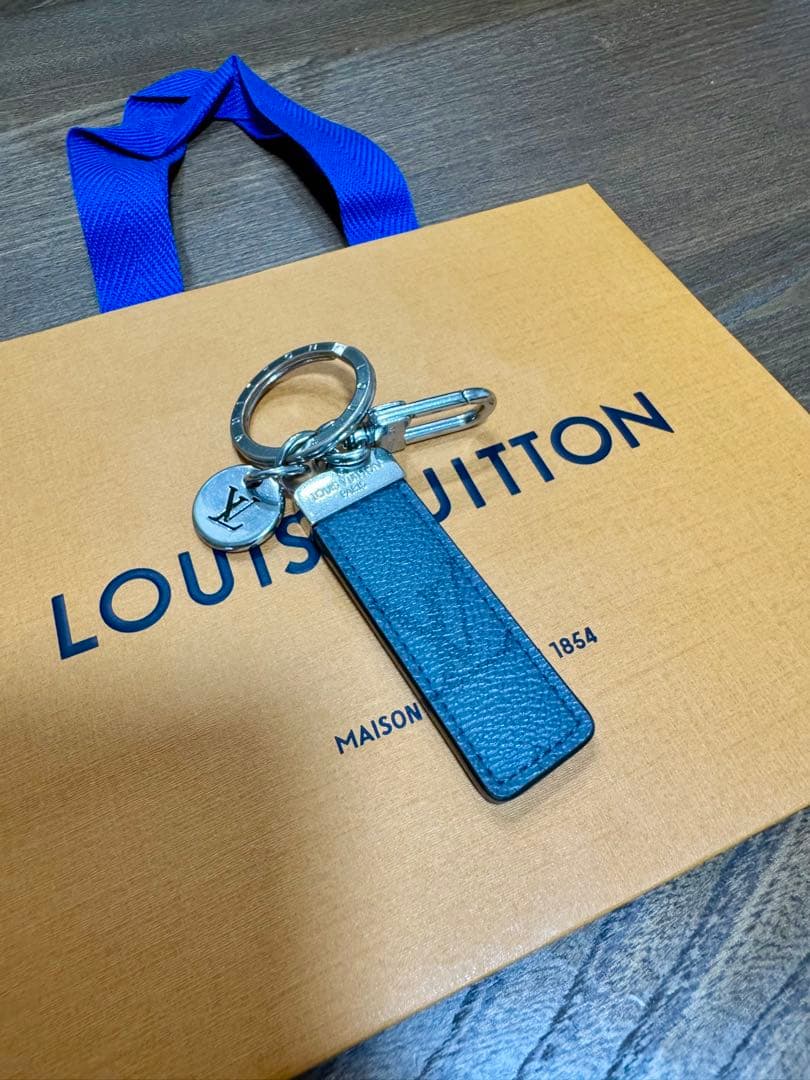 〜9/20限定価格【超美品】Louis Vuitton キーリング レザー LOUIS VUITTON（ルイ・ヴィトン） 並行輸入 キーホルダー Louis
