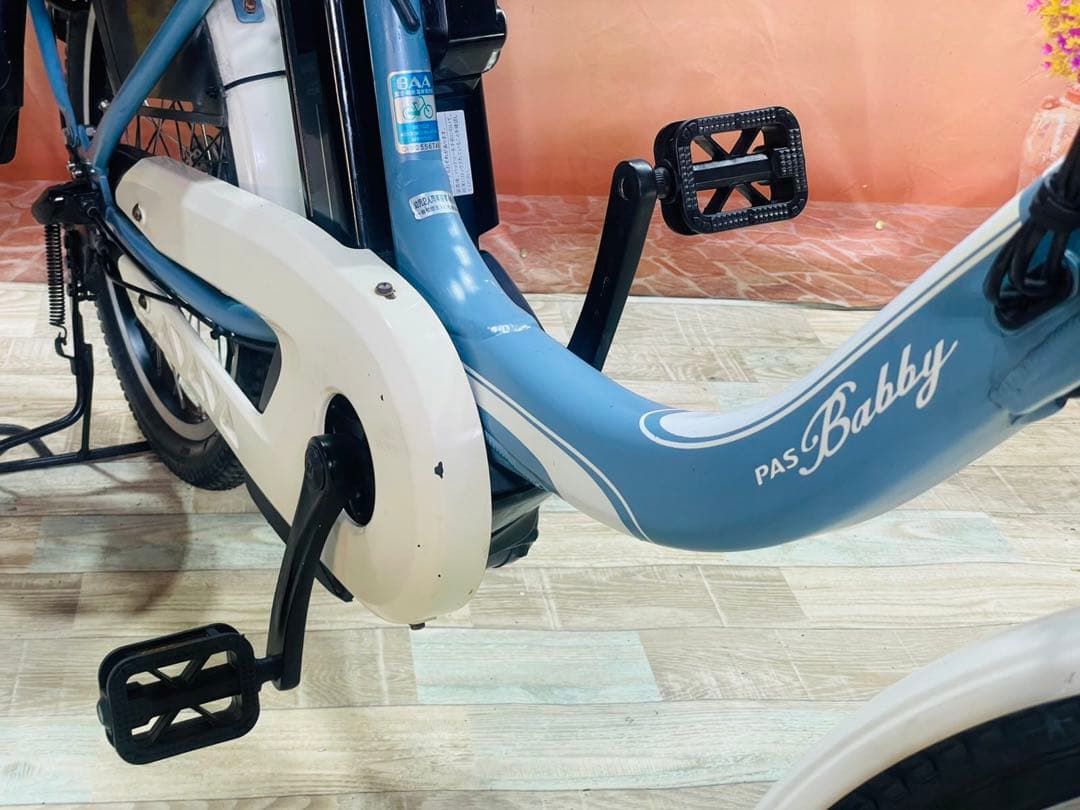 パピムーン様専用 パスバビー12AH⭐️ヤマハ子供乗せ電動自転車Y3279
