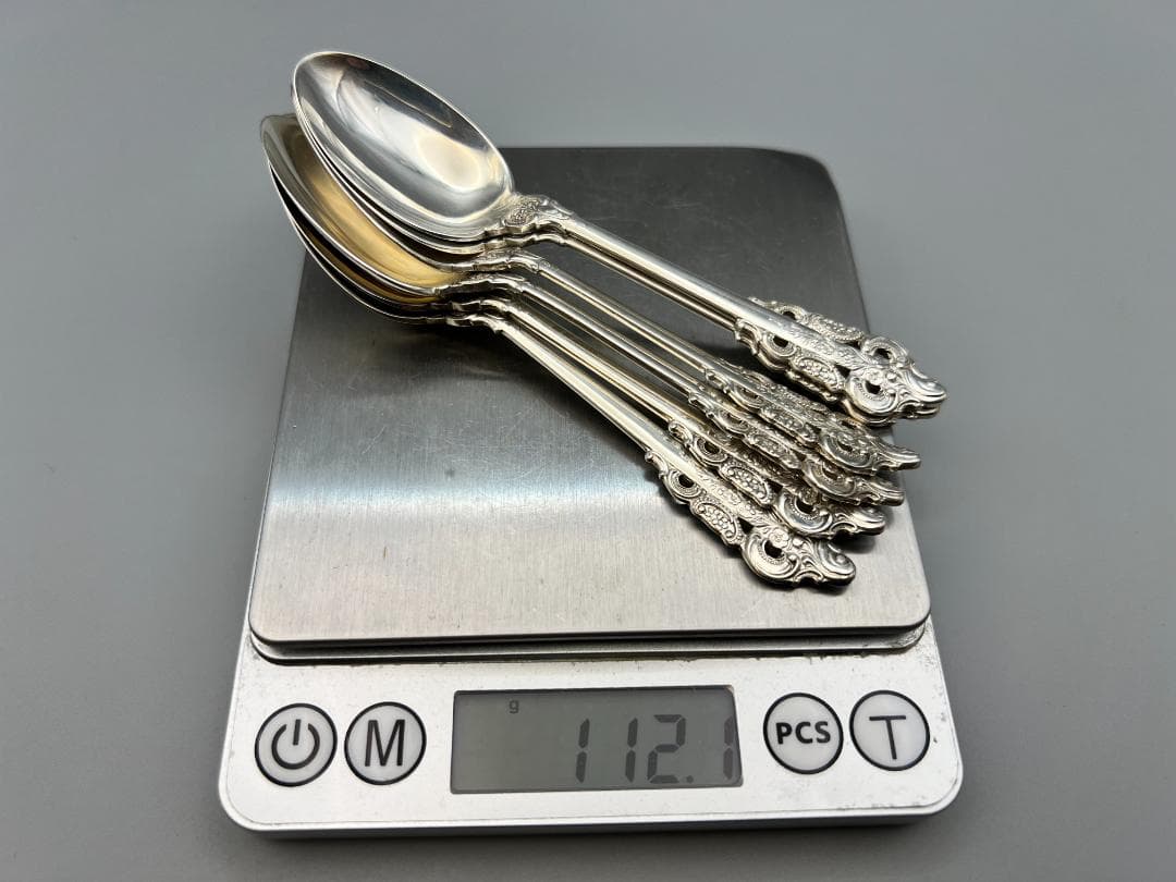 ユリッペ様専用 銀製 MIYATA刻印 スプーン 6点セット 重量約：112g