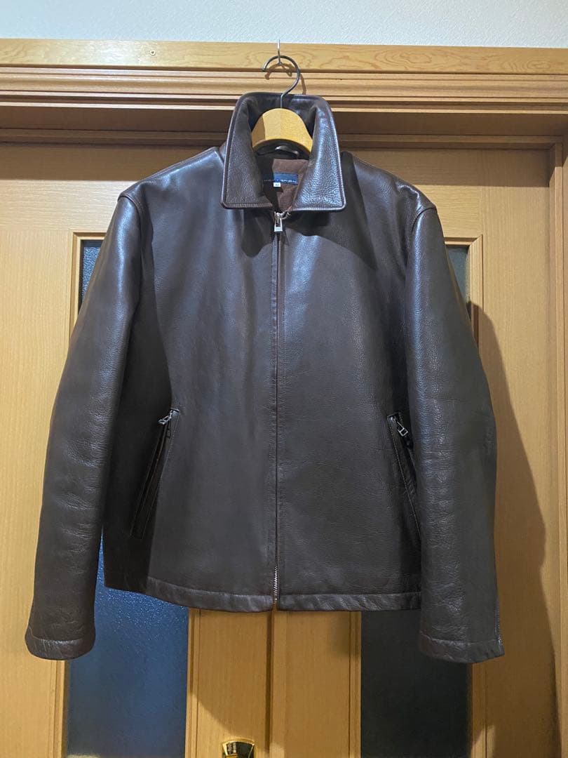 Chevignon（シェビニオン）ダークブラウン レザージャケット