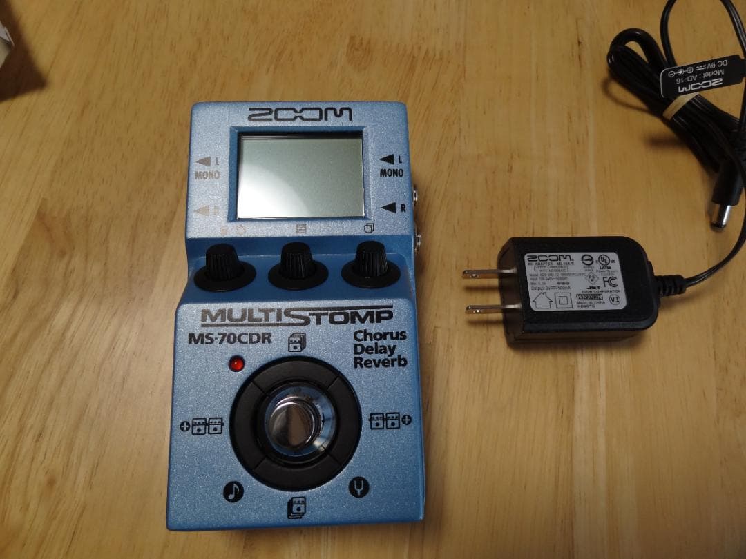 ZOOM MS-70CDR ギターエフェクター　純正アダプター Amazon.co.jp: 9V ACアダプター対応 ZOOMズーム MS-50G MS-60B MS