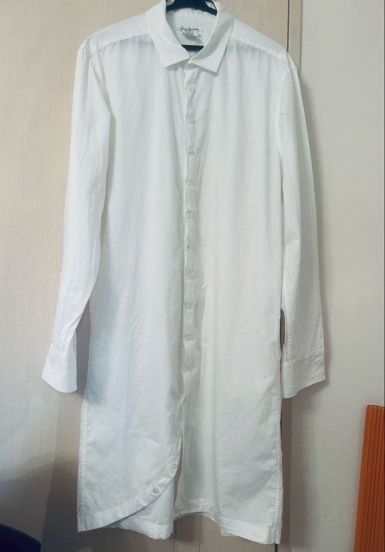 Yohji Yamamoto ホワイト長袖シャツヨージヤマモト