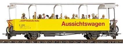 BEMO HO 客車　RhB ベルニナビューワゴン　人形付き