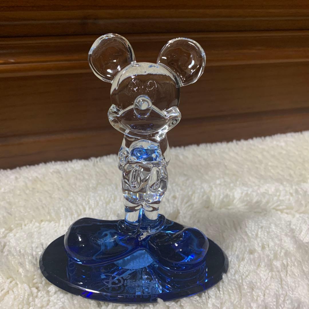 希少 ディズニーランド ディズニー ガラス細工 置物 フィギュア