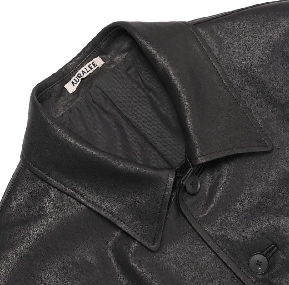 オーラリー 26SS TEXTURED LAMB LEATHER BLOUSON - メルカリ