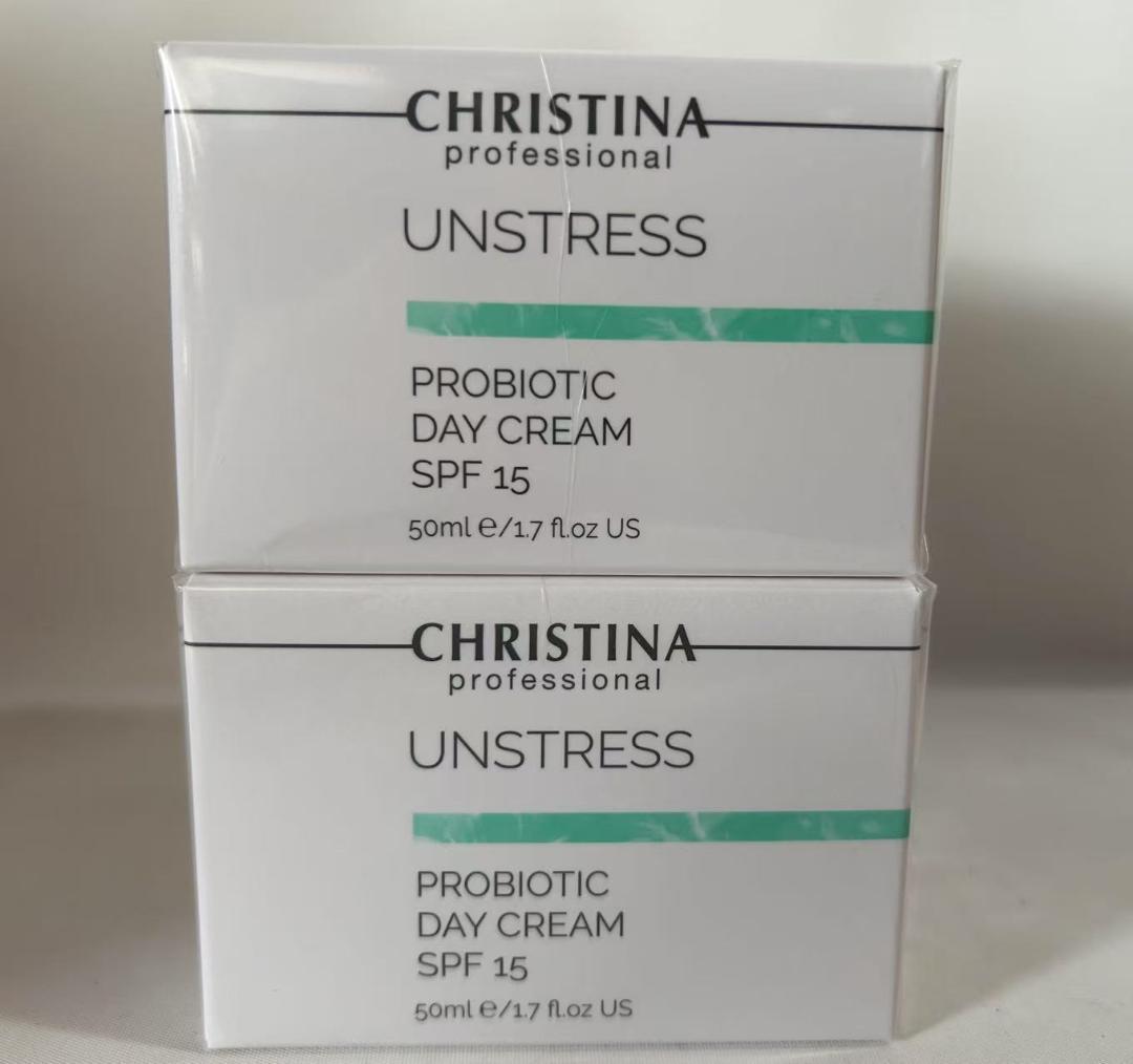 クリスティーナ　アンストレス プロバイオティック　デイクリーム50ml 2個