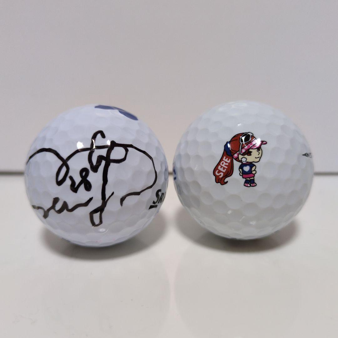 青木瀬令奈直筆サインボール、プリントサインボール 青木瀬令奈プロ✰直筆サイン入りボール✰非売品✰生写真付き - メルカリ