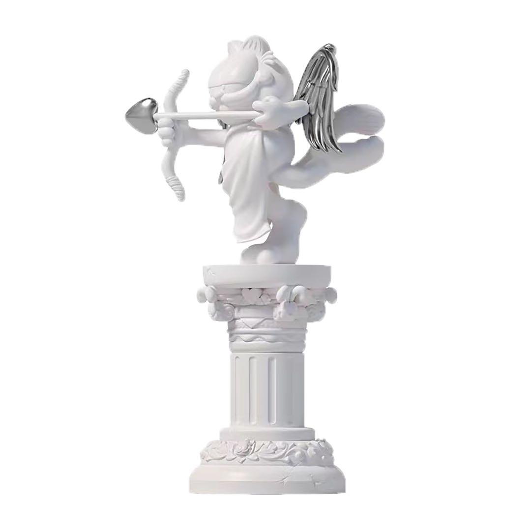 ラブ・ガーフィールド　キューピッド　デザイン　フィギュア　おもちゃ　ホワイト 公式 ラブ・ガーフィールド キューピッド デザイン フィギュア