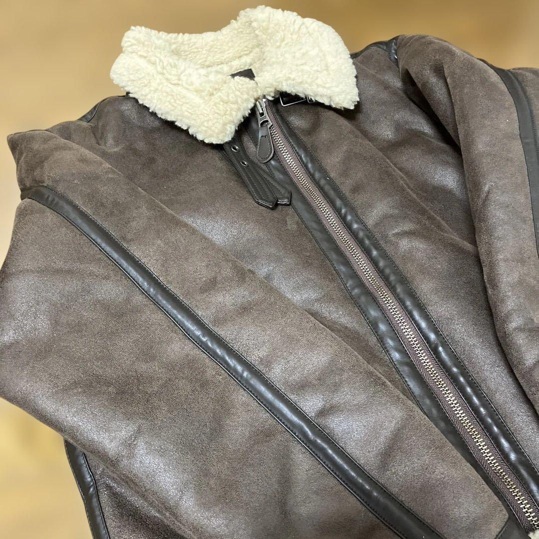 d*i様 アルファ B-3フライトジャケット フェイクレザー XLサイズ