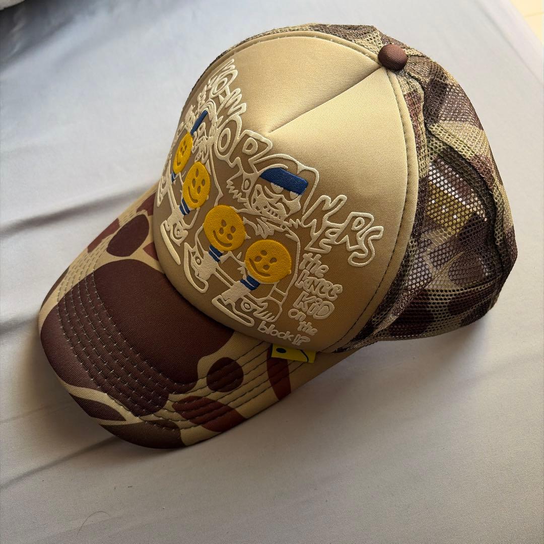 KAPITAL カモフラージュ トラッカーキャップ