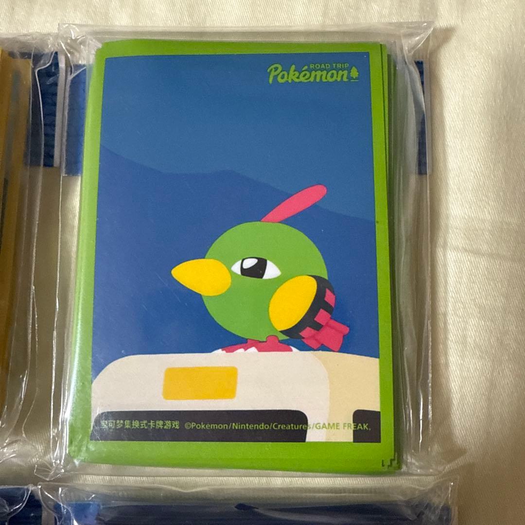 ポケカ中国限定 Road Trip 4個セット デッキシールド 64枚 スリーブ