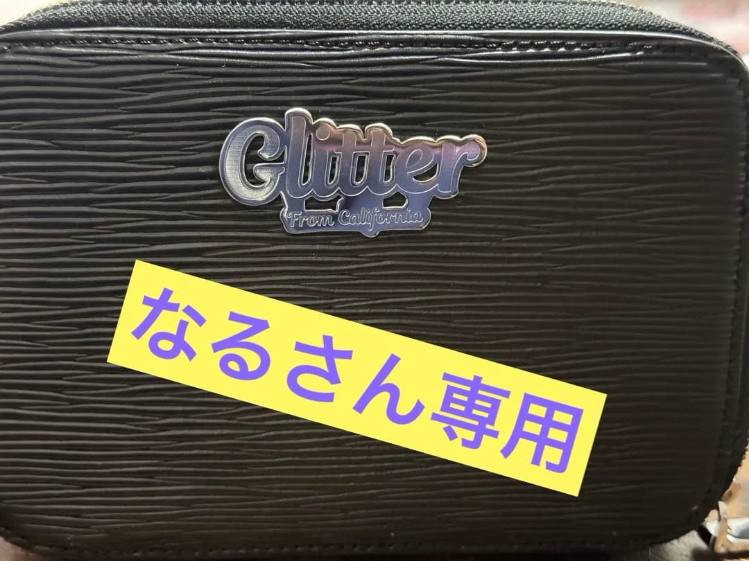 Glitter ブラック バック スタイルブロック STYLEBLOCK キラキラグリッターチェーンショルダー