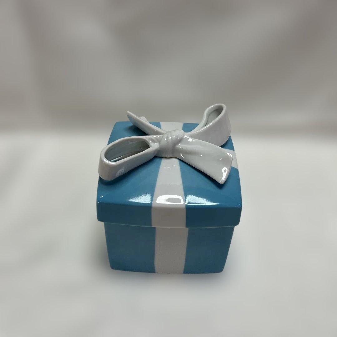 【美品】ティファニー 陶器 ブルーボックス ラージサイズ （※付属品︰箱無し）