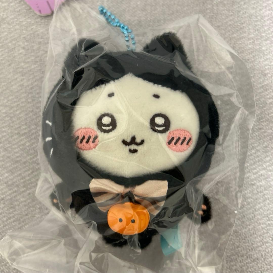 匿名配送 ちいかわ 黒猫のマスコット ハチワレ タグ付き未開封