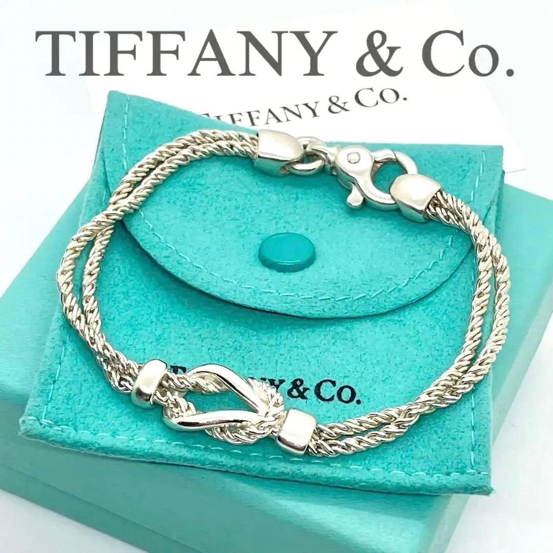 ⭐️希少 極美品⭐️ティファニー ノット ダブルロープ ブレスレット