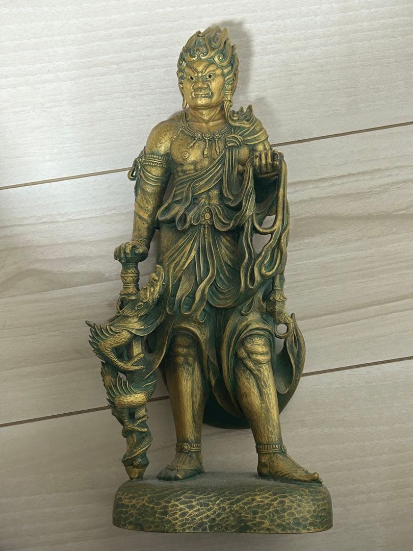 不動明王 - 原型・松久宗琳　蝋型　高岡銅器